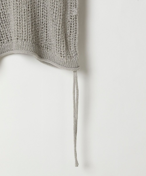 LEPSIM（レプシィム）の「5ゲージラメメッシュギャザープルオーバー　324970（ニット/セーター・レディース・ホワイト×ブラック/ライトパープル/ライトグレー・FREE）」の20枚目の写真