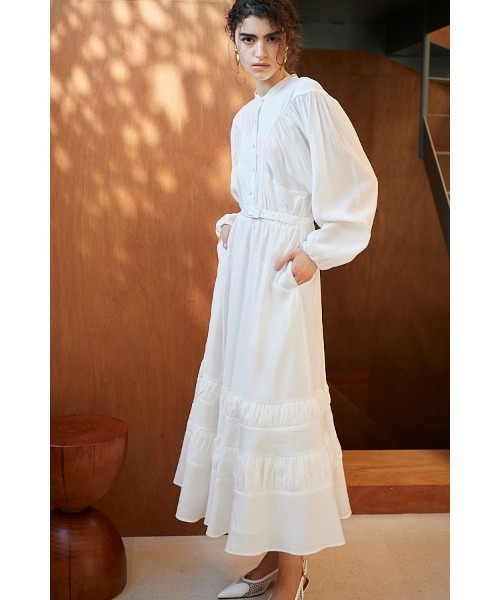 Jasmine Dress ディフォメーションドルマンスリーブドレス（ワンピース