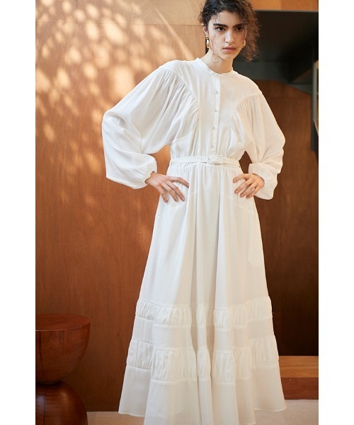 Jasmine Dress ディフォメーションドルマンスリーブドレス（ワンピース