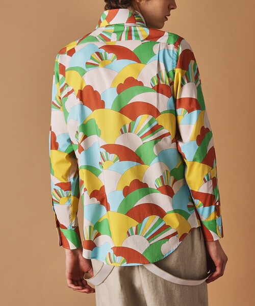 40ct&525(フォーティーカラッツアンドゴーニーゴ)の「70’s プリントシャツ(シャツ/ブラウス・メンズ・ブルー系その他2/ブラウン系1・04/03/02/01)」の6枚目の写真