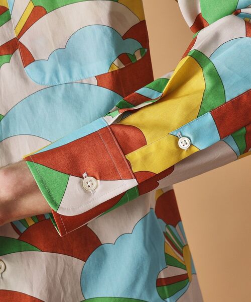 40ct&525(フォーティーカラッツアンドゴーニーゴ)の「70’s プリントシャツ(シャツ/ブラウス・メンズ・ブルー系その他2/ブラウン系1・04/03/02/01)」の10枚目の写真