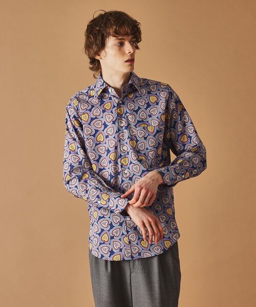 40ct&525(フォーティーカラッツアンドゴーニーゴ)の「70’s プリントシャツ(シャツ/ブラウス・メンズ・ブルー系その他2/ブラウン系1・04/03/02/01)」の17枚目の写真