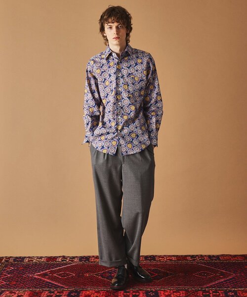 40ct&525(フォーティーカラッツアンドゴーニーゴ)の「70’s プリントシャツ(シャツ/ブラウス・メンズ・ブルー系その他2/ブラウン系1・04/03/02/01)」の19枚目の写真