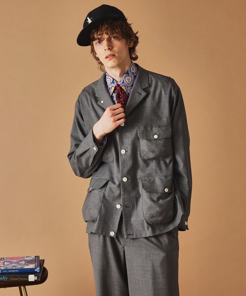 40ct&525(フォーティーカラッツアンドゴーニーゴ)の「70’s プリントシャツ(シャツ/ブラウス・メンズ・ブルー系その他2/ブラウン系1・04/03/02/01)」の21枚目の写真