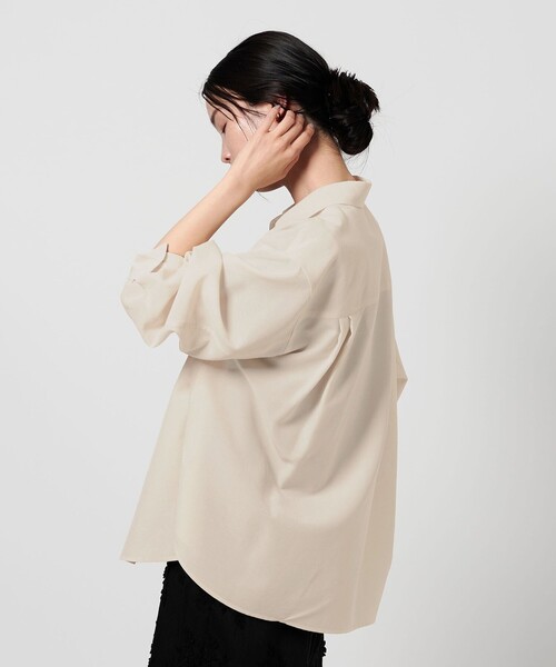 BEAUTY&YOUTH UNITED ARROWS（ビューティーアンドユースユナイテッドアローズ）の「シアー バックタック シャツ（シャツ/ブラウス・レディース・シャーベット/ナチュラル/ライトブルー・FREE）」の20枚目の写真