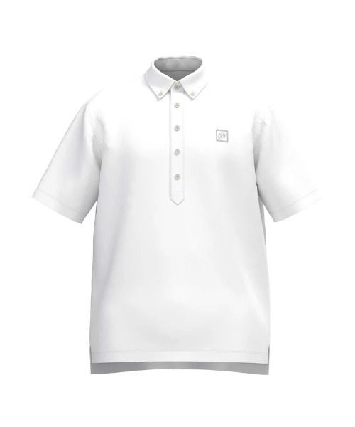 ZOY(ゾーイ)の「MENS COOLDOTS ミニリップストップ 半袖ポロシャツ(ポロシャツ・メンズ・キャメル/ホワイト・SMALL/MEDIUM/LARGE/X-LARGE)」の2枚目の写真