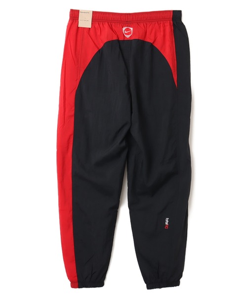 NIKE ナイキ ワンポイント トラックパンツ ラインパンツ 黒×赤 L 90s NIKE ナイキライン パンツ ジョガーパンツ ジャージパンツ