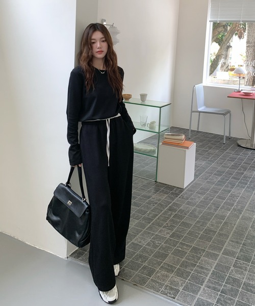 セール】【選べる丈感】もっちり＆さらさら ダブルウエストワイド