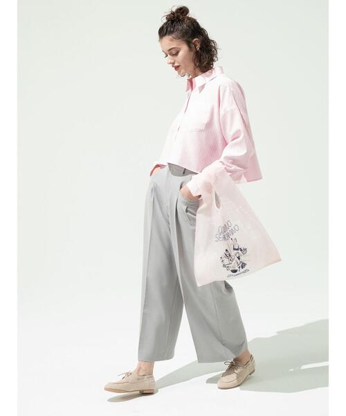 Lugnoncure（ルノンキュール）の「刺繍マルシェバッグ《2025spring catalog item》（ハンドバッグ・レディース・オレンジ/オフホワイト/ピンク・F）」の5枚目の写真