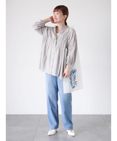 Lugnoncure（ルノンキュール）の「刺繍マルシェバッグ《2025spring catalog item》（ハンドバッグ・レディース・オレンジ/オフホワイト/ピンク・F）」の6枚目の写真