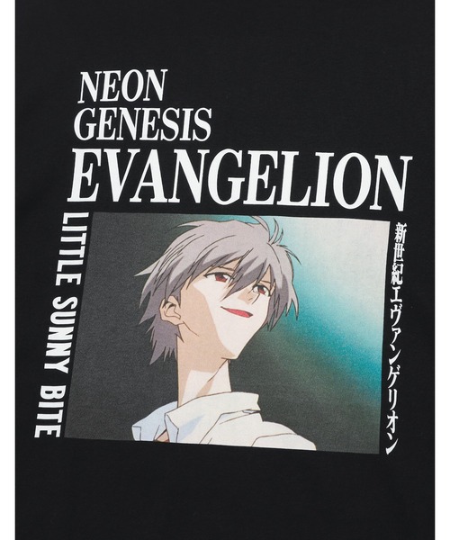 Little sunny bite(リトルサニーバイト)の「【evangelion x little sunny bite】 long tee(Tシャツ/カットソー・レディース・ホワイト/ブラック・SMALL)」の13枚目の写真