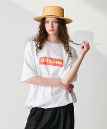 WETTEMPT（ウィテンプト）の「ONE SIDE DRAW CORD TEE / ワンサイドドローコードT（Tシャツ/カットソー）」