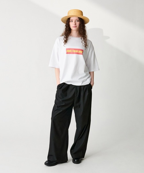 【THEAIRTOWN】クロスドレープトップ♡ ONE SIDE DRAW CORD TEE / ワンサイドドローコードT（Tシャツ