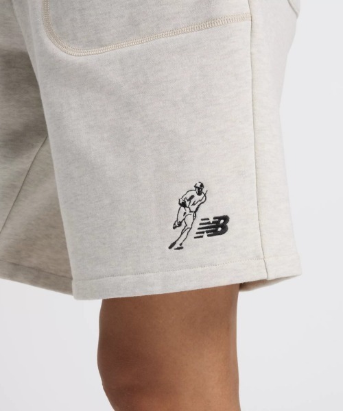 Kinetics(キネティクス)の「"New Balance Shohei Signature Fleece 9"" Short(ニューバランス 大谷翔平シグネチャー フリース9インチショーツ)"(スウェットパンツ・メンズ・ベージュ系・SMALL)」の14枚目の写真