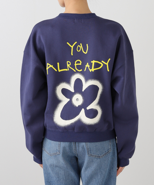 JOINT WORKS（ジョイントワークス）の「irojikake×JOINT WORKS/ YOU ALREADY SWEAT（Tシャツ/カットソー・レディース・アイボリー/ネイビー/ブラウン・FREE）」の15枚目の写真