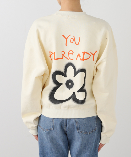 JOINT WORKS（ジョイントワークス）の「irojikake×JOINT WORKS/ YOU ALREADY SWEAT（Tシャツ/カットソー・レディース・アイボリー/ネイビー/ブラウン・FREE）」の18枚目の写真