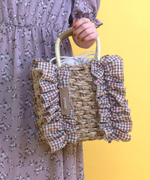 SMIR NASLI | フリルカゴバッグ(かごバッグ)