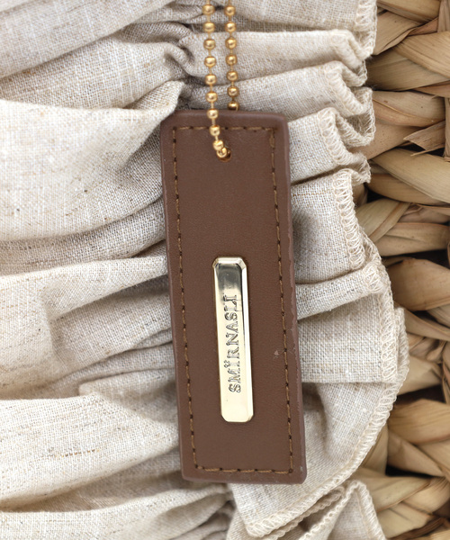 SMIR NASLI（サミールナスリ）の「フリルカゴバッグ（かごバッグ・レディース・ブラック/ナチュラル/ブラウン・FREE）」の22枚目の写真