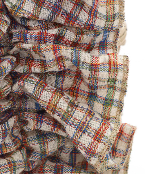 SMIR NASLI（サミールナスリ）の「フリルカゴバッグ（かごバッグ・レディース・ブラック/ナチュラル/ブラウン・FREE）」の15枚目の写真