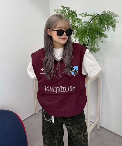 sedacle（セダクル）の「2wayショルダーナイロンアノラック（その他トップス・レディース・ブラック/ボルドー/ネイビー・LARGE/MEDIUM/SMALL）」の16枚目の写真