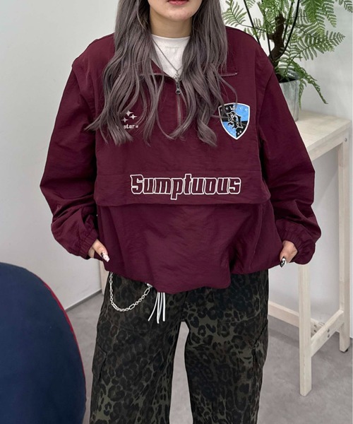 sedacle（セダクル）の「2wayショルダーナイロンアノラック（その他トップス・レディース・ブラック/ボルドー/ネイビー・LARGE/MEDIUM/SMALL）」の7枚目の写真