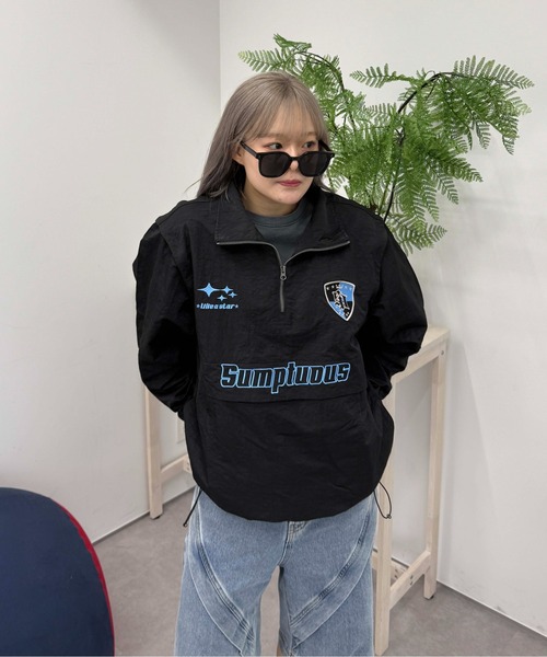sedacle（セダクル）の「2wayショルダーナイロンアノラック（その他トップス・レディース・ブラック/ボルドー/ネイビー・LARGE/MEDIUM/SMALL）」の20枚目の写真