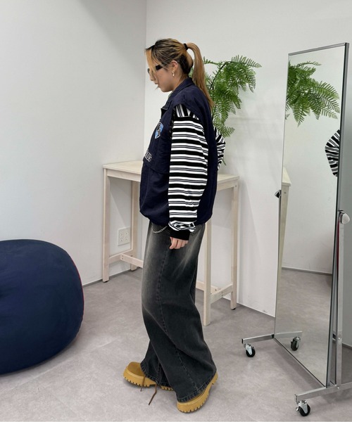 sedacle（セダクル）の「2wayショルダーナイロンアノラック（その他トップス・レディース・ブラック/ボルドー/ネイビー・LARGE/MEDIUM/SMALL）」の5枚目の写真