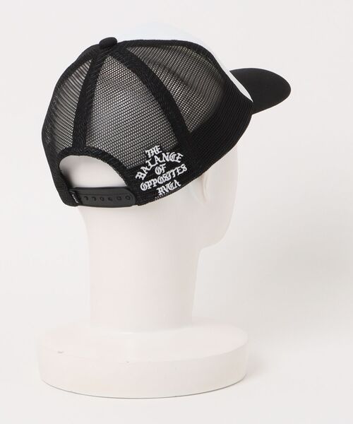 RVCA（ルーカ）の「RVCA/ルーカ キャップ BALANCE RVCA TRUCKER BF041-952（キャップ・メンズ・ブラック×ホワイト/ブラウン・FREE）」の3枚目の写真
