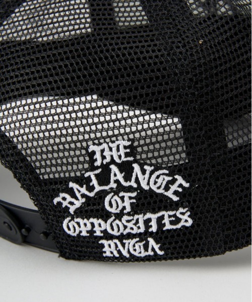 RVCA（ルーカ）の「RVCA/ルーカ キャップ BALANCE RVCA TRUCKER BF041-952（キャップ・メンズ・ブラック×ホワイト/ブラウン・FREE）」の10枚目の写真