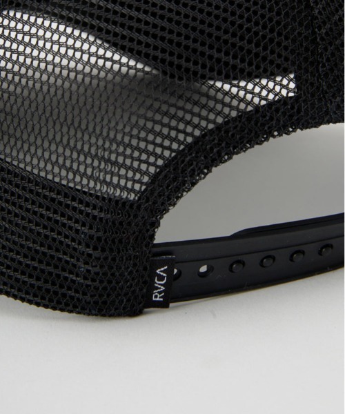 RVCA（ルーカ）の「RVCA/ルーカ キャップ BALANCE RVCA TRUCKER BF041-952（キャップ・メンズ・ブラック×ホワイト/ブラウン・FREE）」の11枚目の写真