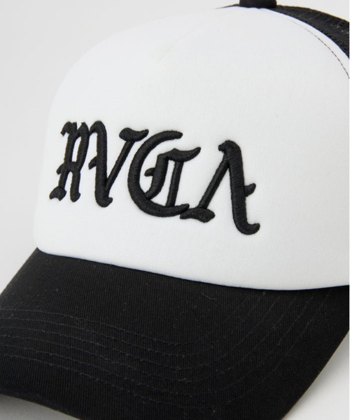 RVCA（ルーカ）の「RVCA/ルーカ キャップ BALANCE RVCA TRUCKER BF041-952（キャップ・メンズ・ブラック×ホワイト/ブラウン・FREE）」の9枚目の写真