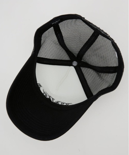 RVCA（ルーカ）の「RVCA/ルーカ キャップ BALANCE RVCA TRUCKER BF041-952（キャップ・メンズ・ブラック×ホワイト/ブラウン・FREE）」の8枚目の写真