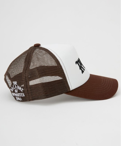 RVCA（ルーカ）の「RVCA/ルーカ キャップ BALANCE RVCA TRUCKER BF041-952（キャップ・メンズ・ブラック×ホワイト/ブラウン・FREE）」の16枚目の写真