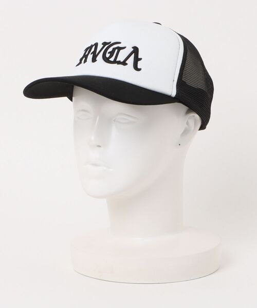 RVCA（ルーカ）の「RVCA/ルーカ キャップ BALANCE RVCA TRUCKER BF041-952（キャップ・メンズ・ブラック×ホワイト/ブラウン・FREE）」の17枚目の写真