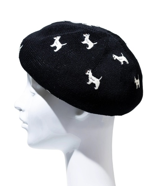 Sense of Grace（センスオブグレース）の「Sense of Grace/センスオブグレイス　LOWELL BERET PICNIC（ハンチング/ベレー帽・レディース・ライトグレー/ブラック/オレンジ/グリーン/ライトベージュ・FREE）」の2枚目の写真