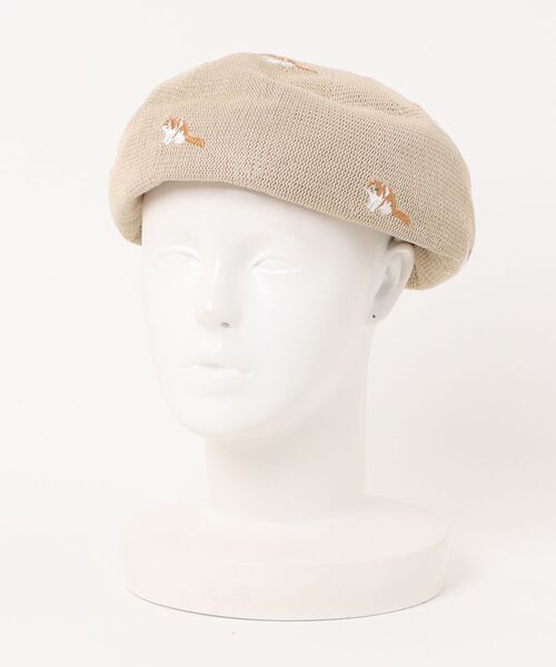 Sense of Grace（センスオブグレース）の「Sense of Grace/センスオブグレイス　LOWELL BERET PICNIC（ハンチング/ベレー帽・レディース・ライトグレー/ブラック/オレンジ/グリーン/ライトベージュ・FREE）」の18枚目の写真