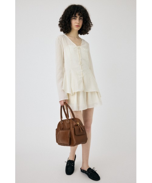 MOUSSY | SLEEVE FLARE シャツ & スカート (ワンピース(ミニ
