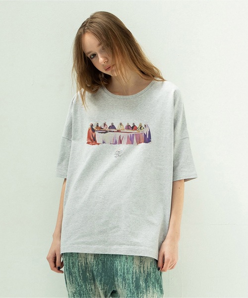 STOF(ストフ)の「GALAXY DIALOGUE T-SHIRT(Tシャツ/カットソー・メンズ・ブラック/オートミール/ホワイト・S/M)」の3枚目の写真