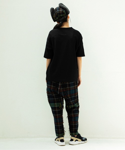 STOF(ストフ)の「GALAXY DIALOGUE T-SHIRT(Tシャツ/カットソー・メンズ・ブラック/オートミール/ホワイト・S/M)」の9枚目の写真