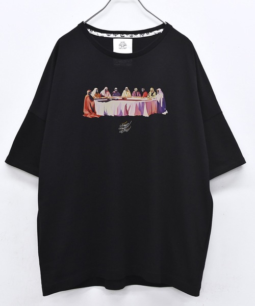 STOF(ストフ)の「GALAXY DIALOGUE T-SHIRT(Tシャツ/カットソー・メンズ・ブラック/オートミール/ホワイト・S/M)」の14枚目の写真