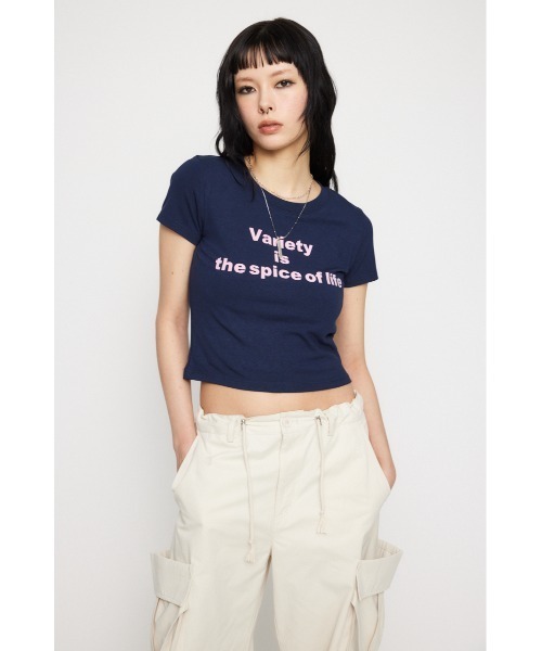 LAGUA GEM FROCKY PRINT Tシャツ FROCKY PRINT Tシャツ（Tシャツ/カットソー）｜LAGUA GEM