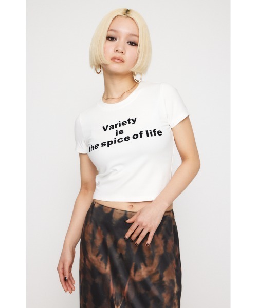 LAGUA GEM FROCKY PRINT Tシャツ FROCKY PRINT Tシャツ（Tシャツ/カットソー）｜LAGUA GEM