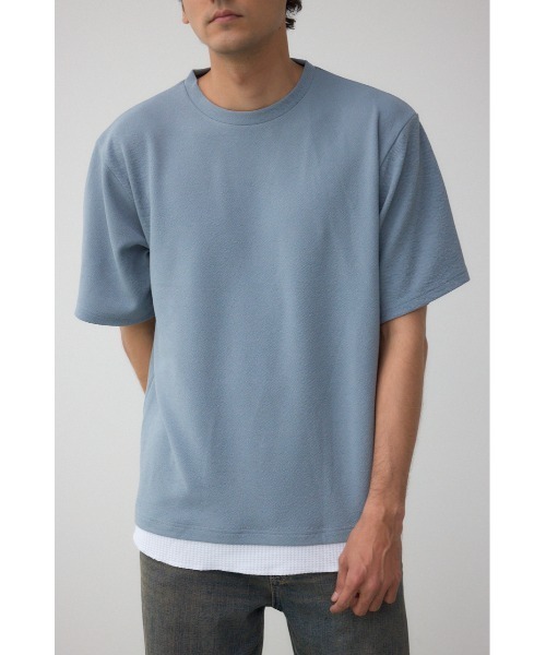 セール】フェイクレイヤードTシャツ（Tシャツ/カットソー