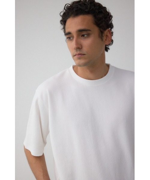 AZUL by moussy(アズールバイマウジー)の「フェイクレイヤードTシャツ(Tシャツ/カットソー・メンズ・ホワイト/ブラック/グレー/ブルー・MEDIUM/LARGE)」の5枚目の写真
