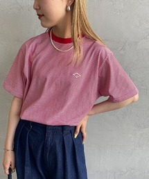 [DANTON/ダントン] ワンポイントロゴ ボーダー ショートスリーブTシャツ