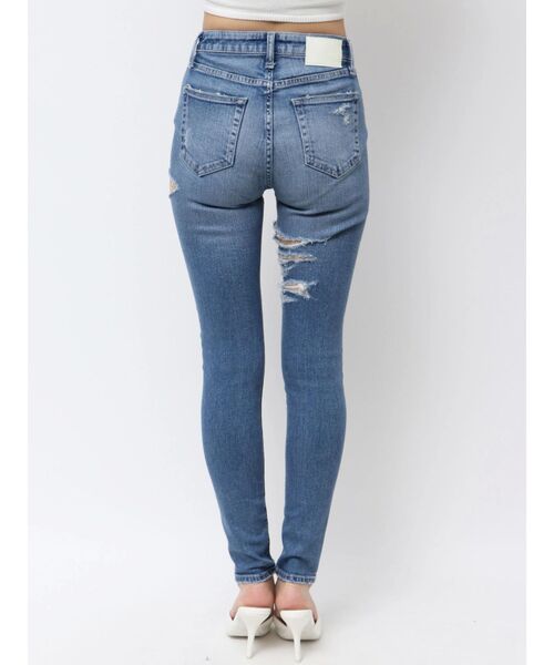 デニム・ジーパン [YCH] SIDE CUT DETAIL JEANS DENIM - Y C H