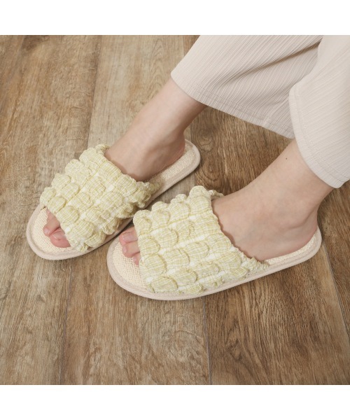 salle de bal（サルデバル）の「polka polka　ポップコーンルームシューズ（サンダル・レディース・パープル/ブラック/イエロー/ブラック系その他/アイボリー・FREE）」の5枚目の写真