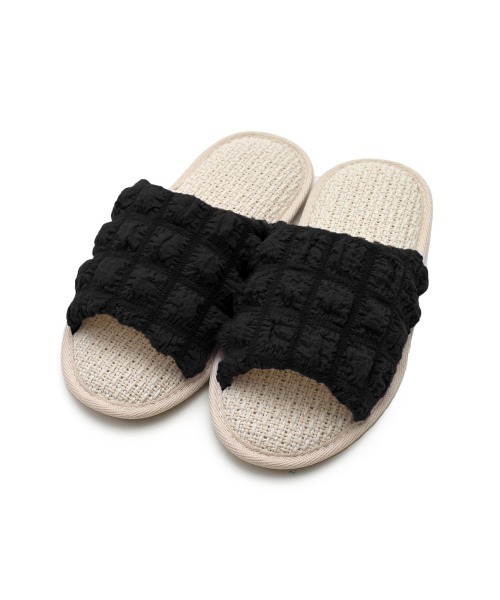 salle de bal（サルデバル）の「polka polka　ポップコーンルームシューズ（サンダル・レディース・パープル/ブラック/イエロー/ブラック系その他/アイボリー・FREE）」の2枚目の写真