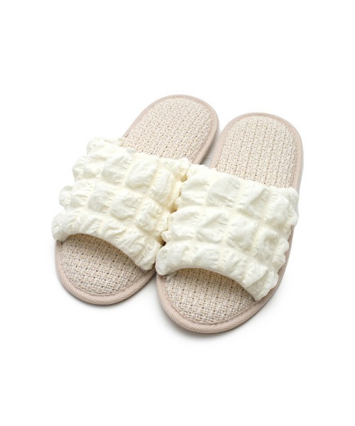 salle de bal（サルデバル）の「polka polka　ポップコーンルームシューズ（サンダル・レディース・パープル/ブラック/イエロー/ブラック系その他/アイボリー・FREE）」の6枚目の写真