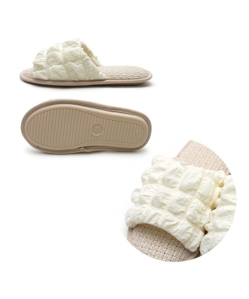 salle de bal（サルデバル）の「polka polka　ポップコーンルームシューズ（サンダル・レディース・パープル/ブラック/イエロー/ブラック系その他/アイボリー・FREE）」の7枚目の写真